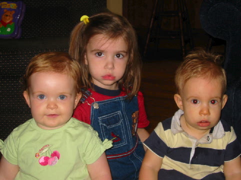 Jane with her Indy cousins Katie and Lloyd